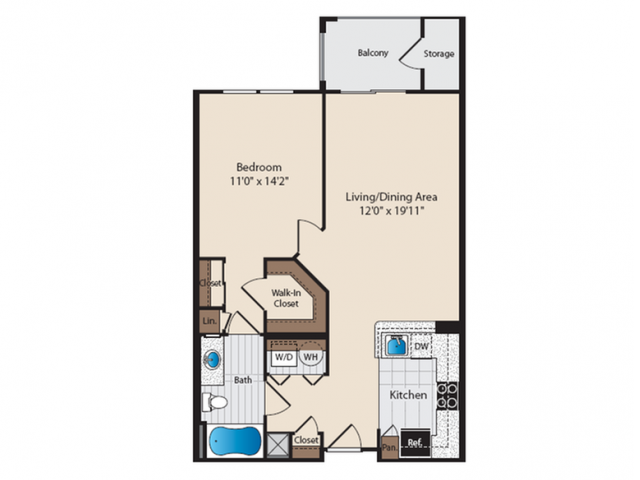 A1 Nasher One Bedroom One Bathroom